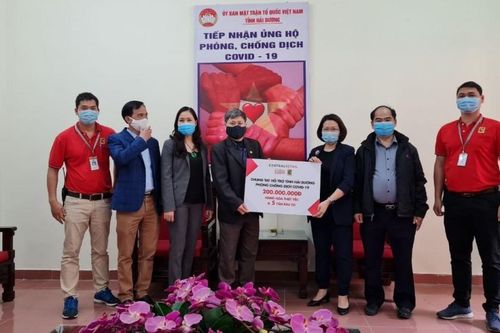 Trao nhiều hàng hóa thiết yếu, tiếp sức cho tỉnh Hải Dương, Quảng Ninh chống dịch Covid-19