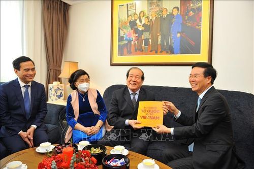 Trưởng Ban Tuyên giáo Trung ương Võ Văn Thưởng chúc Tết văn nghệ sĩ, nhà khoa học tiêu biểu