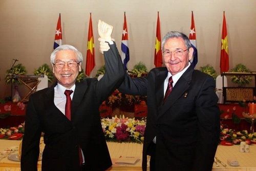 Lãnh đạo Cuba và Lào chúc mừng Tổng Bí thư, Chủ tịch nước Nguyễn Phú Trọng