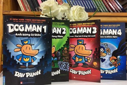 Truyện tranh 'Dog man' của Dav Pilkey có mặt tại Việt Nam