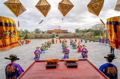 Thừa Thiên – Huế: Tái hiện lễ Nguyên đán thời Nguyễn ở điện Thái Hòa