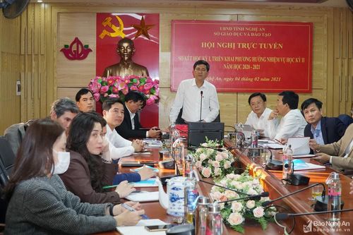 Nghệ An sẵn sàng các điều kiện để tổ chức dạy học trực tuyến