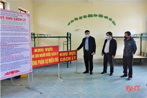 6 khu cách ly tập trung cấp huyện ở Hà Tĩnh tiếp nhận 92 công dân đi từ vùng dịch