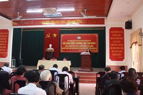 Quảng Trị: Tổ chức hội nghị hiệp thương lần thứ nhất