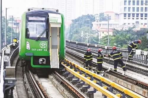 Sau Tết, người dân có thể đi tàu Cát Linh - Hà Đông
