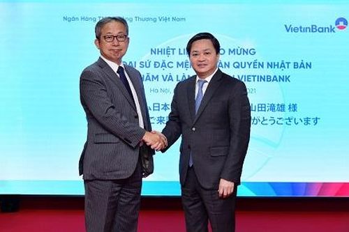 Đại sứ Nhật Bản thăm và làm việc tại VietinBank