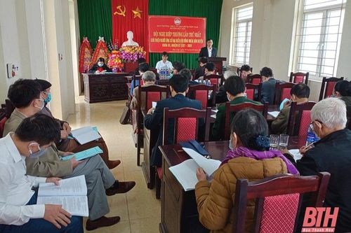Hội nghị hiệp thương lần thứ nhất giới thiệu người ứng cử đại biểu HĐND huyện Hậu Lộc khóa XX, nhiệm kỳ 2021-2026