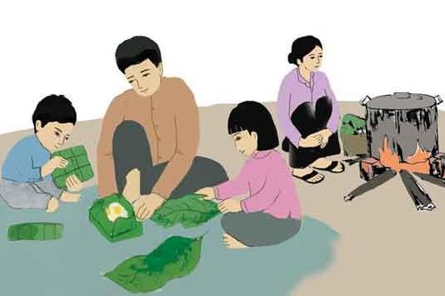 Nồi bánh chưng của bố