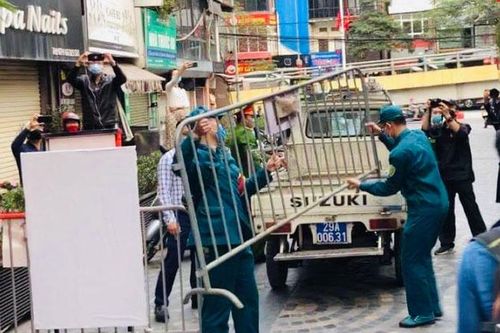 Dỡ phong tỏa tại chung cư 88 Láng Hạ