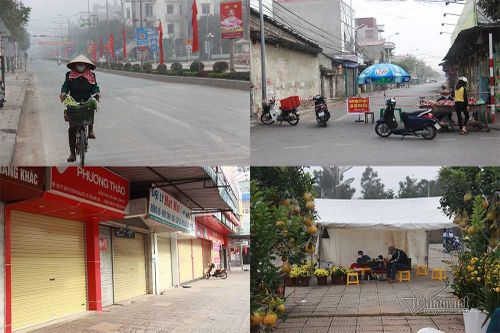 Bên trong TP Chí Linh sau 10 ngày phong tỏa dịp cận Tết