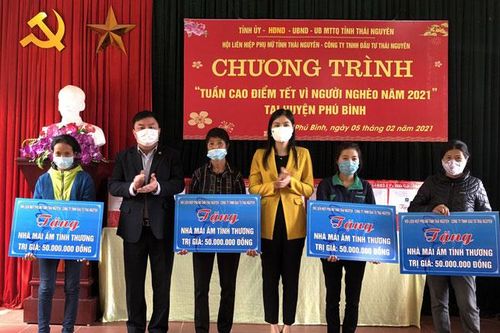 Hỗ trợ kinh phí xây 10 nhà mái ấm tình thương