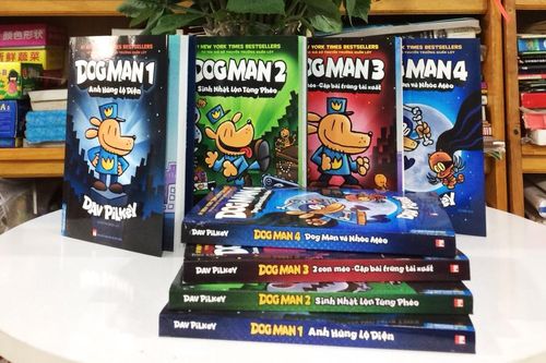 Bộ truyện 'Dog Man' hài hước cho thiếu nhi