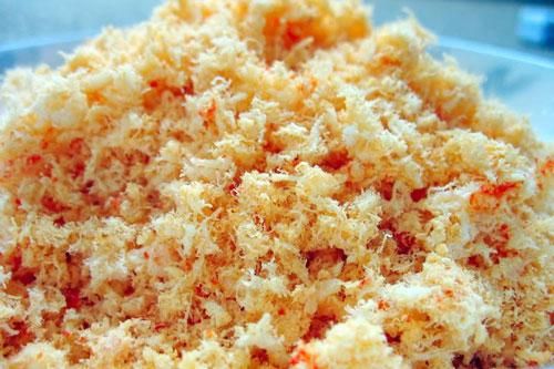 Mẹo siêu hay phân biệt ruốc giả, ruốc làm từ bã sắn dây