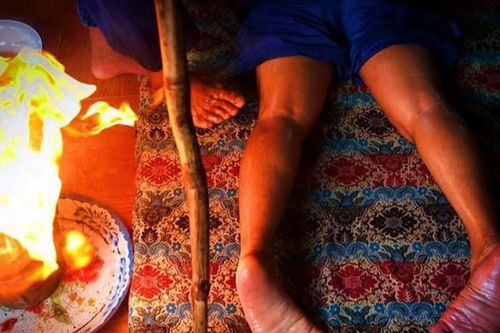 Massage bằng lửa ở Thái Lan