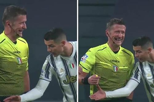Hài hước tình huống Ronaldo đòi xem đồng hồ của trọng tài vì không tin Goal-line