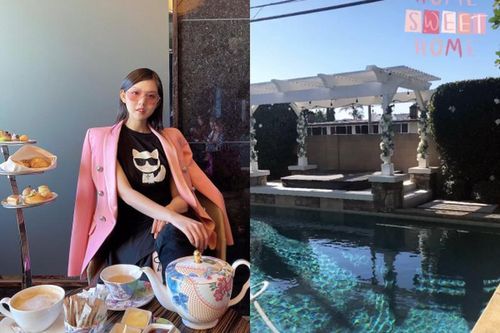 Nữ rich kid Việt 'khoe nhẹ' biệt thự tại Mỹ chuẩn con nhà giàu