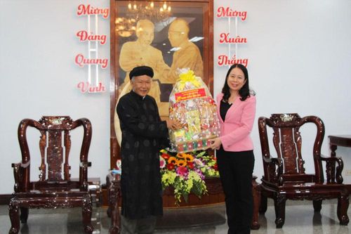 Các tổ chức tôn giáo chúc Tết Tỉnh ủy An Giang