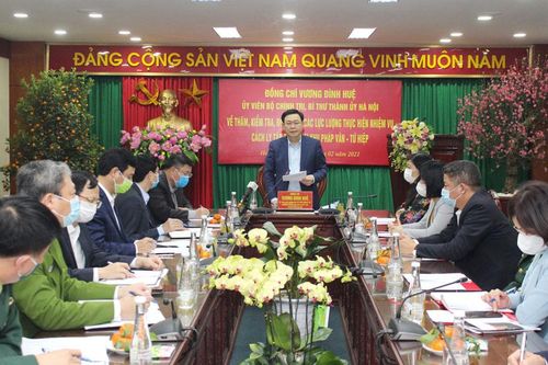 Bí thư Thành ủy Vương Đình Huệ động viên lực lượng tuyến đầu phòng, chống dịch Covid-19