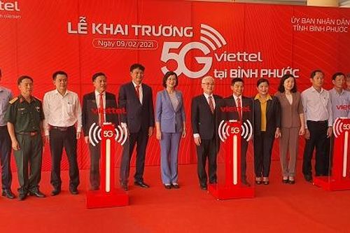 Viettel khai trương mạng 5G tại tỉnh Bình Phước