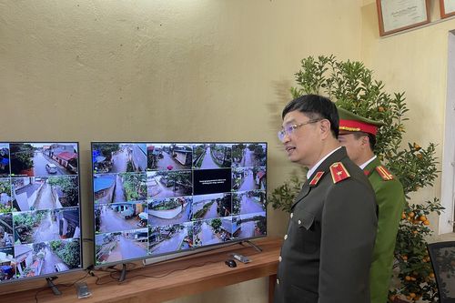 Giám đốc Công an tỉnh kiểm tra, chúc tết các đơn vị Công an