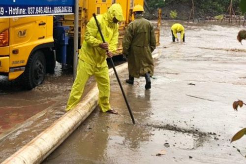 Bảo đảm tiêu thoát nước trong những ngày nghỉ Tết Nguyên đán
