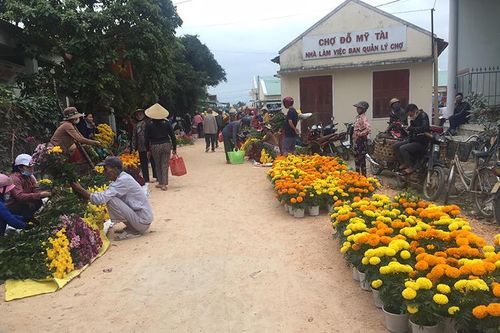 Sắc hoa trong phiên chợ cuối năm