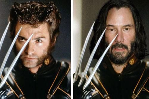 Bất ngờ trước hình ảnh siêu sao 'John Wick' Keanu Reeves thủ vai các siêu anh hùng Marvel và DC