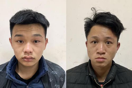 2 thanh niên dùng gậy sắt và dao chặn người đi đường để cướp