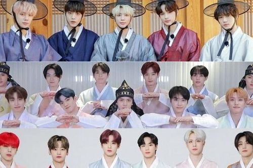 Kpop đua sắc trong trang phục Hanbok đón năm mới