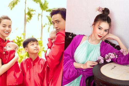 Sao Việt mùng 1 Tết Tân Sửu: Gia đình Hà Hồ đỏ rực 'xuất hành', Lan Ngọc khoe nhan sắc mặn mà cuốn hút