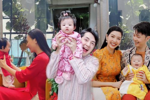 Nhóc tì nhà sao Việt diện áo dài ngày Tết: Cưng nhất hẳn là con gái Đông Nhi