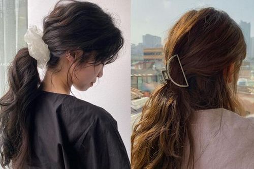 Gái Hàn tóc xoăn thường buộc tóc theo 4 kiểu này, diện mạo 100% vừa sang vừa xinh