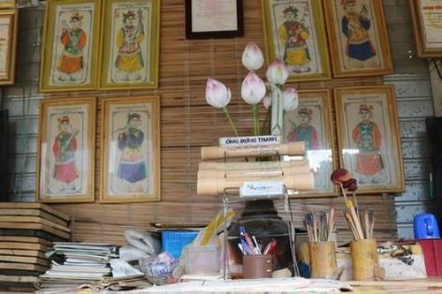 Tranh làng Sình - nét đẹp văn hóa của mảnh đất Cố đô Huế