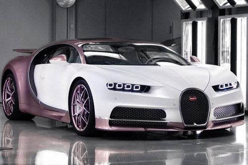'Chồng người ta' mua siêu xe Bugatti Chiron Sport hồng độc nhất vô nhị tặng vợ nhân Valentine
