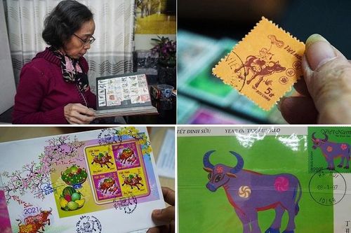 Người phụ nữ hơn 50 năm sưu tầm tem Tết về 12 con giáp