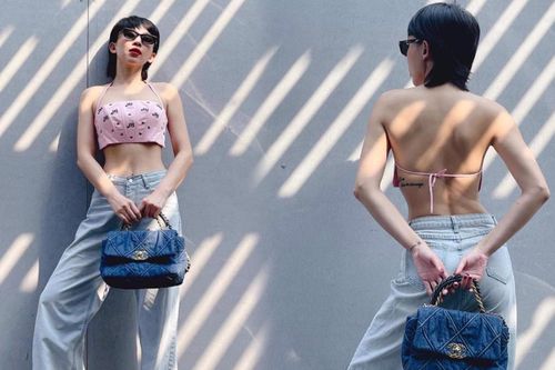 Tóc Tiên lên đồ hở táo bạo khoe lưng trần trong ngày lễ tình nhân