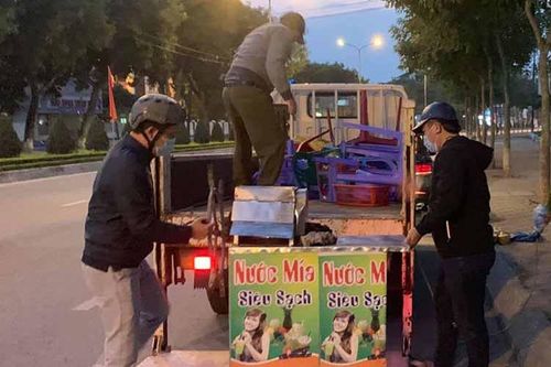 Phạt 45 triệu đồng vì bán hàng ăn uống trong mùa dịch