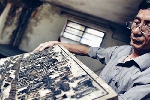 Nghệ nhân già giữ hồn tranh Hàng Trống