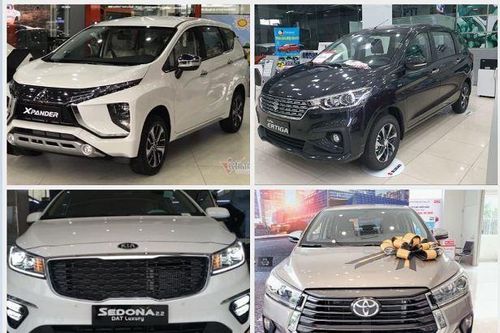 Xe MPV tháng 1/2021: Toyota Innova ế sưng, Mitsubishi Xpander thắng thế áp đảo
