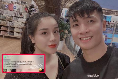 Bùi Tiến Dũng tặng quà Valentine 'khủng' cho Khánh Linh kèm lời nhắn táo bạo