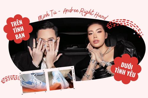 Khẳng định chỉ là bạn bè, Andree và Minh tú lại công khai đi giày đôi