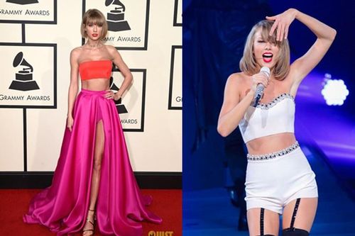 'Nhức mắt' trang phục khoe eo thon của nữ ca sĩ Taylor Swift