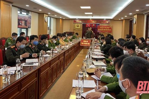 Giao ban công tác đảm bảo an ninh - trật tự đầu Xuân Tân Sửu 2021