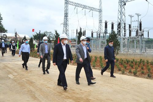 Chủ tịch UBND tỉnh Nguyễn Văn Sơn kiểm tra tiến độ dự án Thủy điện Sông Lô 8A, 8B