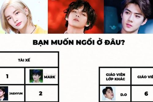Bạn sẽ chọn chỗ ngồi nào trên chuyến xe buýt toàn các nam idol sở hữu visual hàng đầu K-Pop?