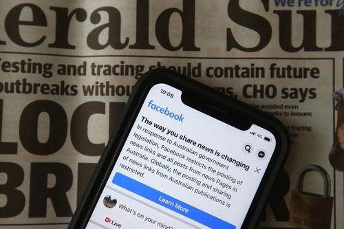 Facebook chặn người dùng Australia xem và chia sẻ tin tức