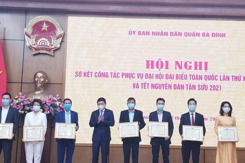 Hà Nội: Giáo dục Ba Đình có thành tích xuất sắc chào mừng Đại hội XIII của Đảng