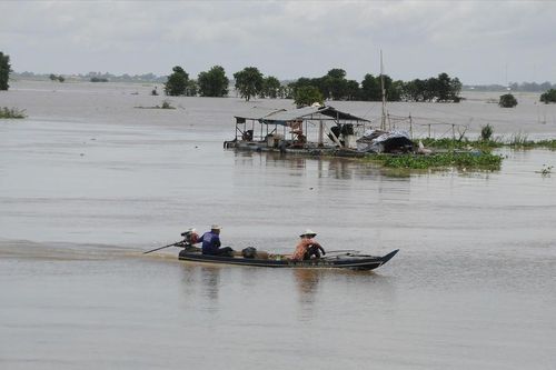 Mực nước sông Mekong giảm đáng lo ngại