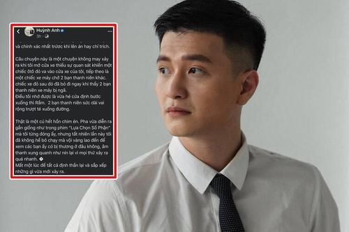 Xóa tâm thư phản bác, Huỳnh Anh xin lỗi và hứa bồi thường cho người bị tai nạn