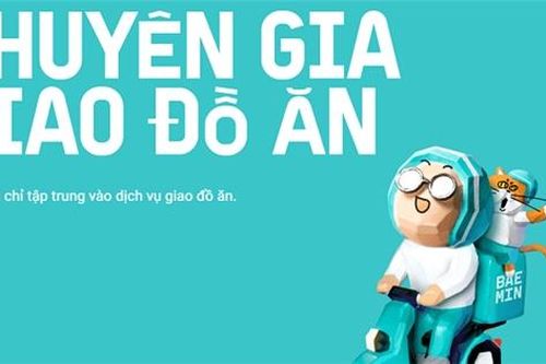 Ứng dụng giao đồ ăn Baemin tiến vào thị trường miền Trung